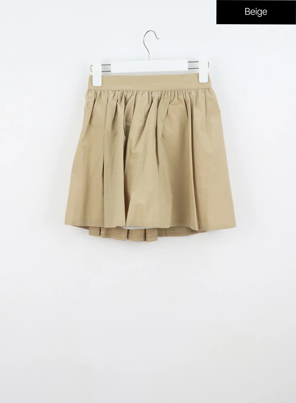 A-Line Cotton Mini Skirt OU328