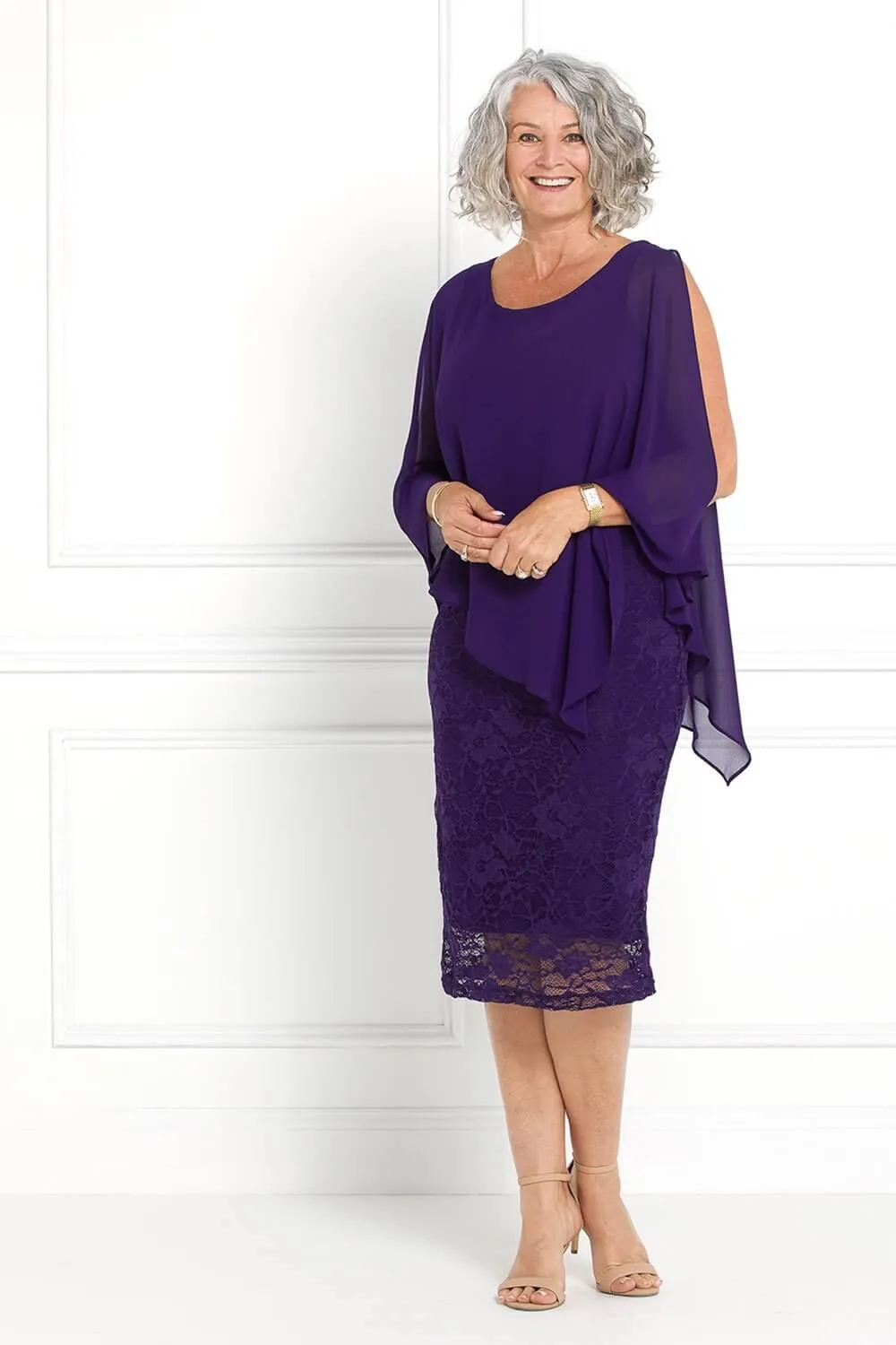 Abigail Dress - Purple