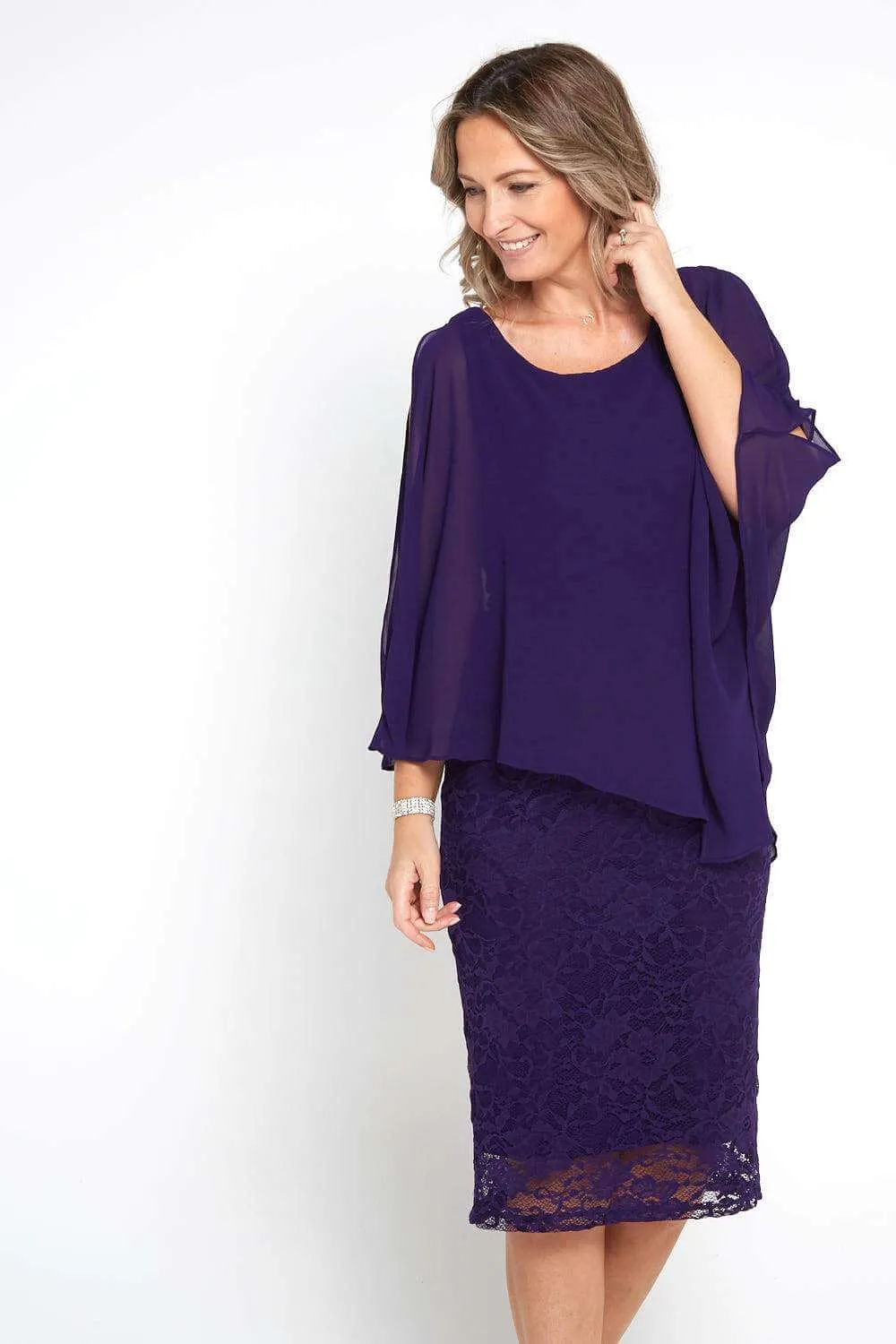 Abigail Dress - Purple