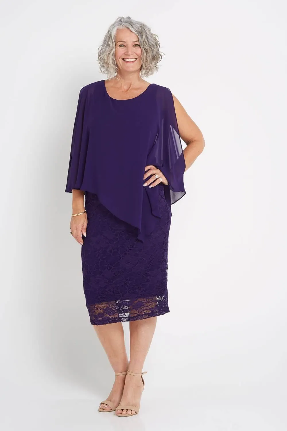 Abigail Dress - Purple