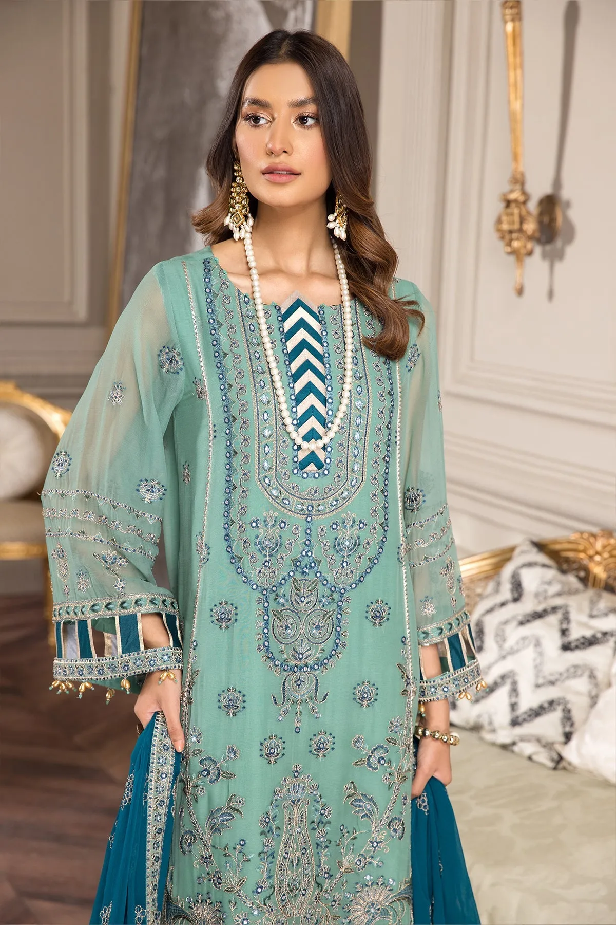 Alizeh Aqs-e-Dast Festive Chiffon Collection 2022 – Zeb