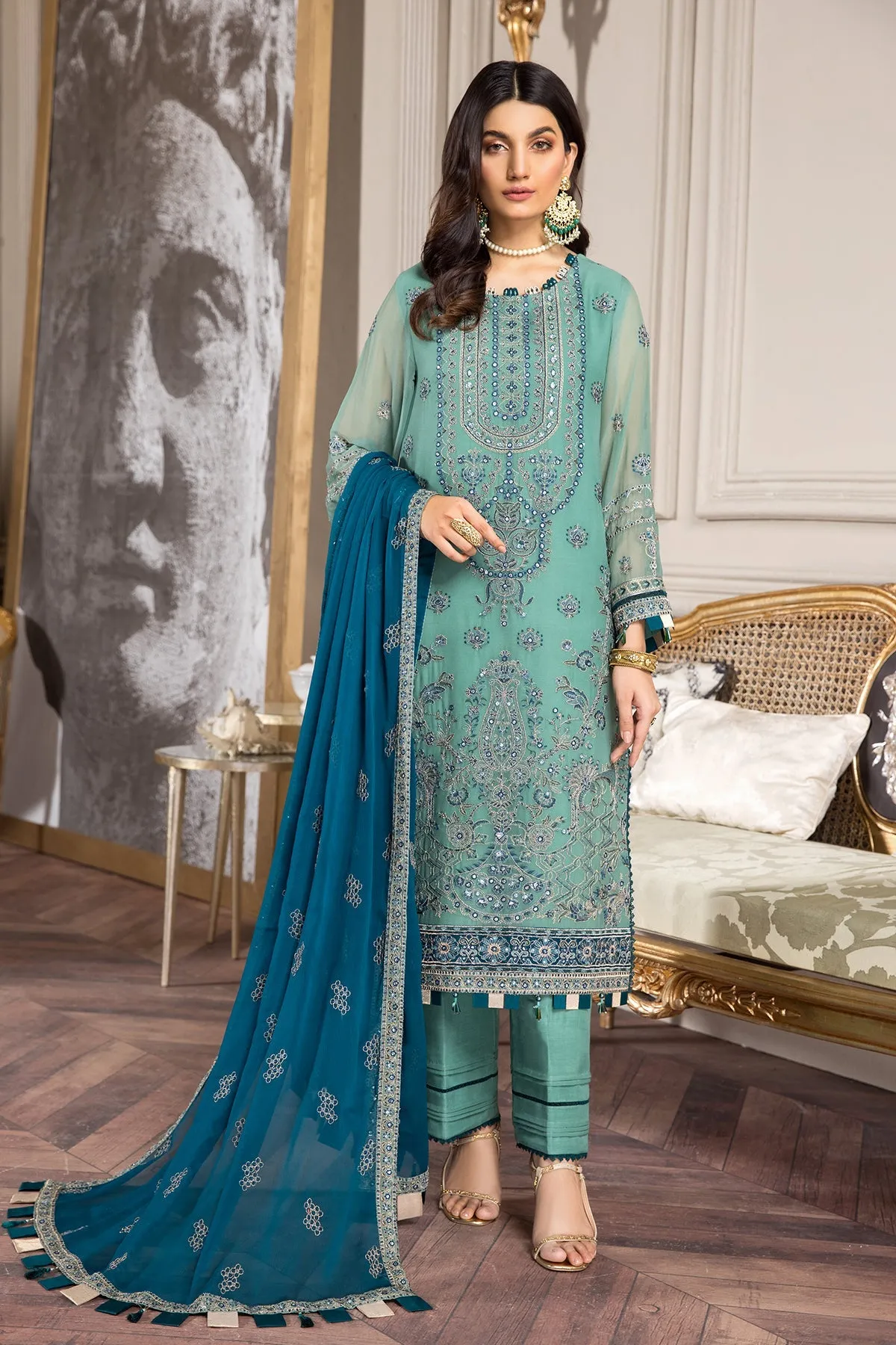 Alizeh Aqs-e-Dast Festive Chiffon Collection 2022 – Zeb