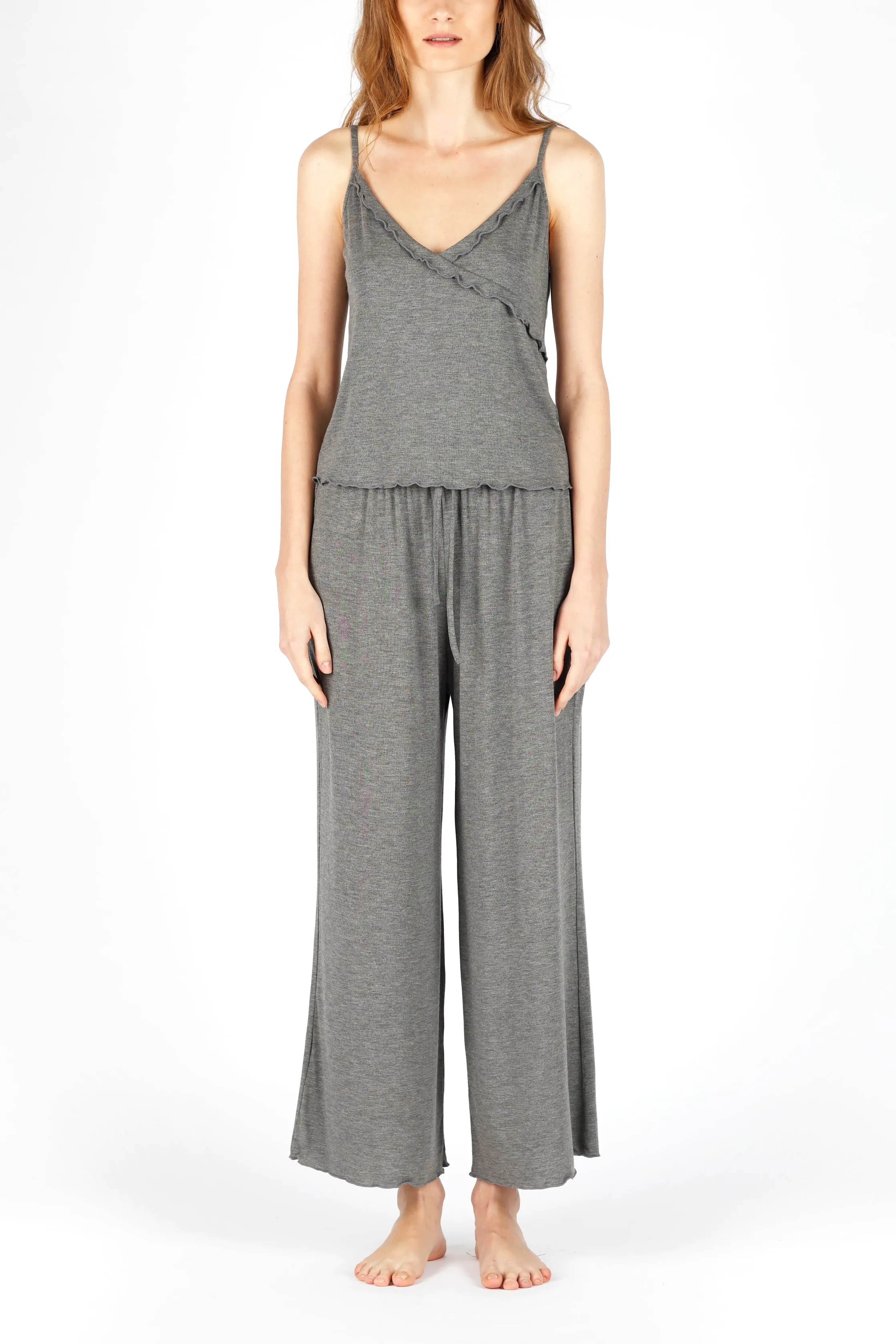 All-Day-Chic Pajama Pant - Charcoal