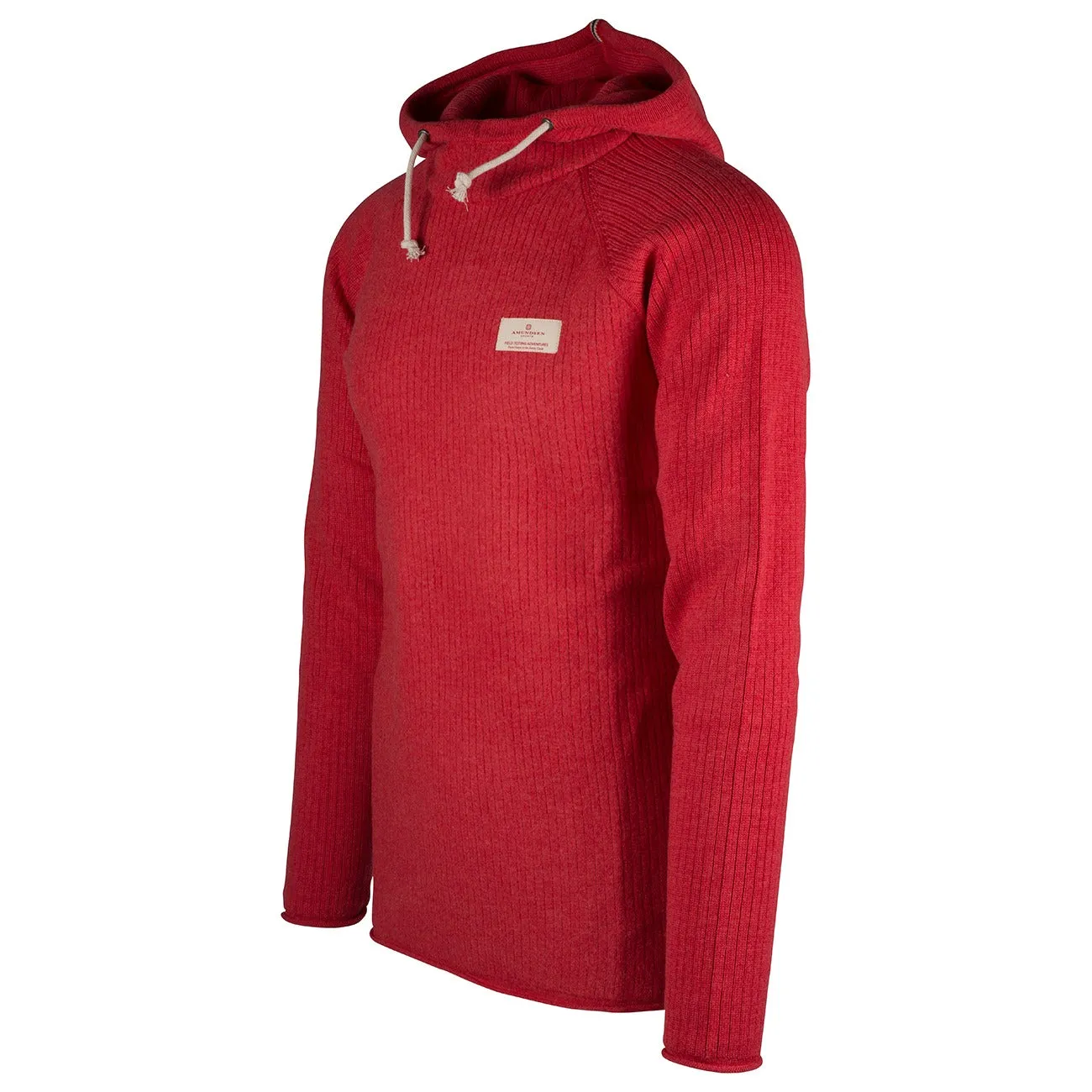 Amundsen Boiled Wool Ribbed Mens Hoodie