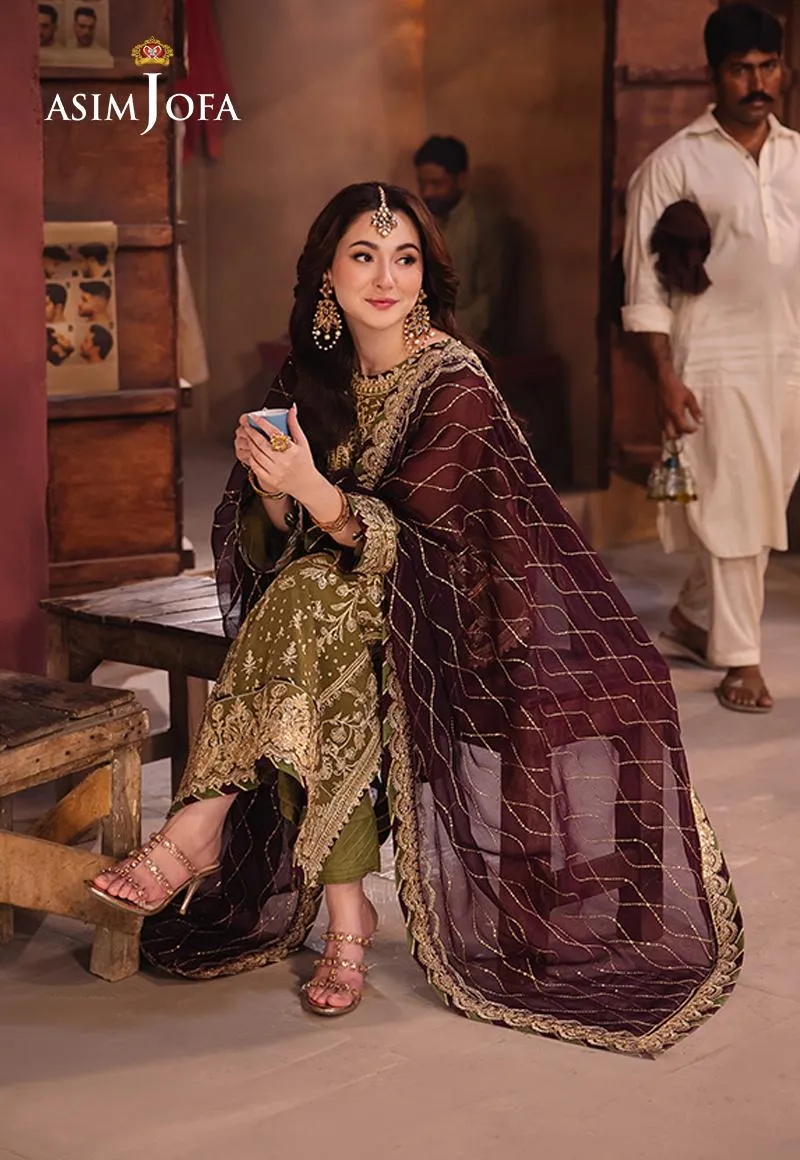 Asim Jofa Chamkeeli Festive Formals – AJKK-23 Embroidered Chiffon