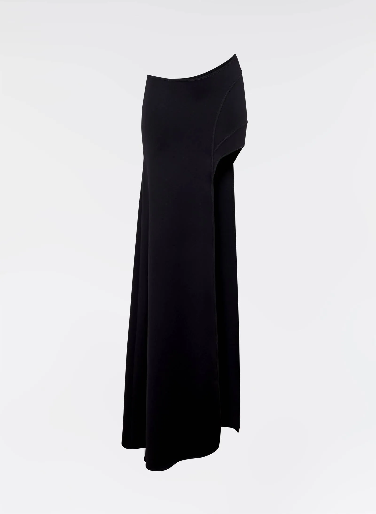 Asymmetric Long Skirt