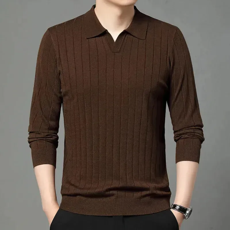 Autumn All-matching Slim fit Pullover Sweater For Men