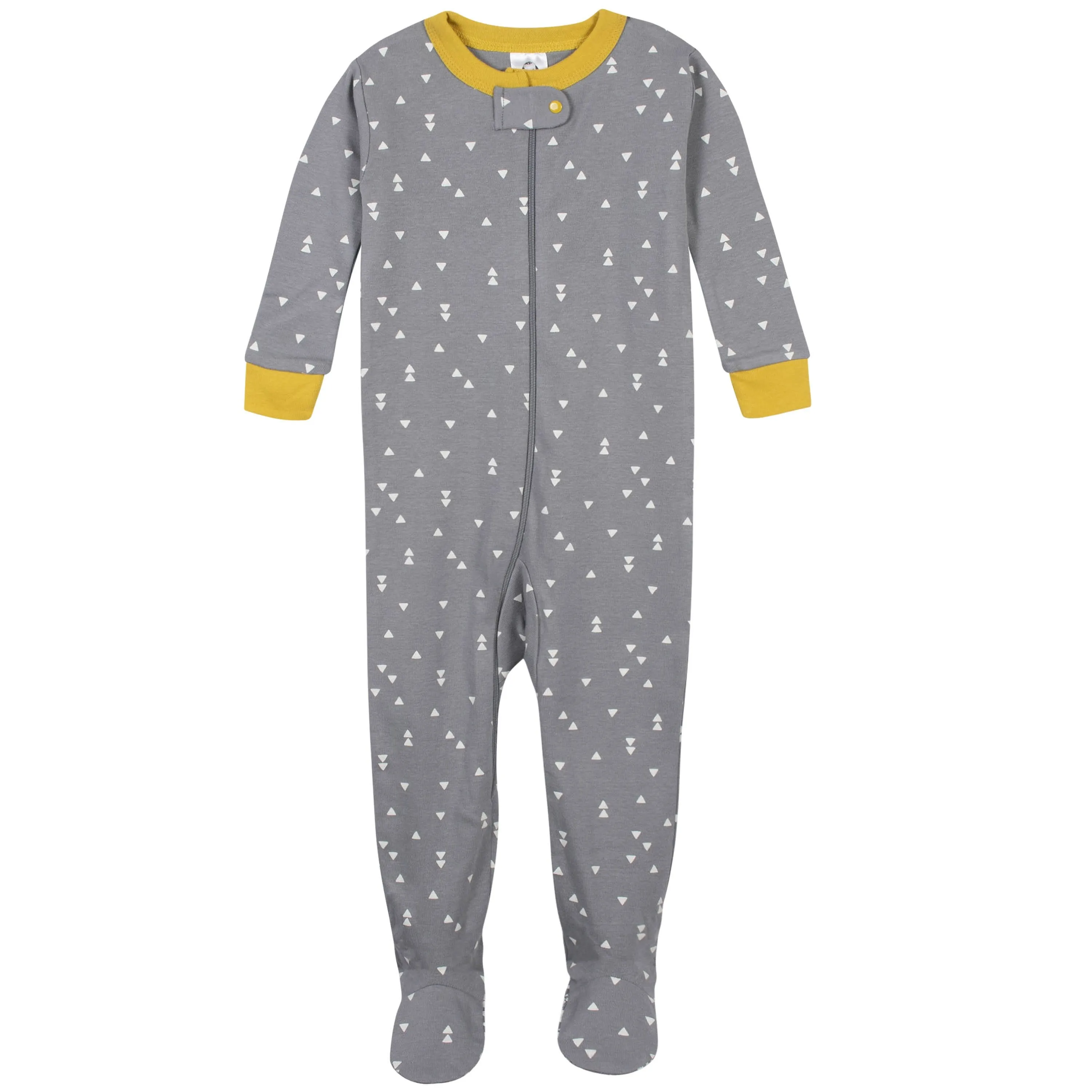 Baby Boys' 2-Pack Organic Fox Snug Fit Footed Pajamas