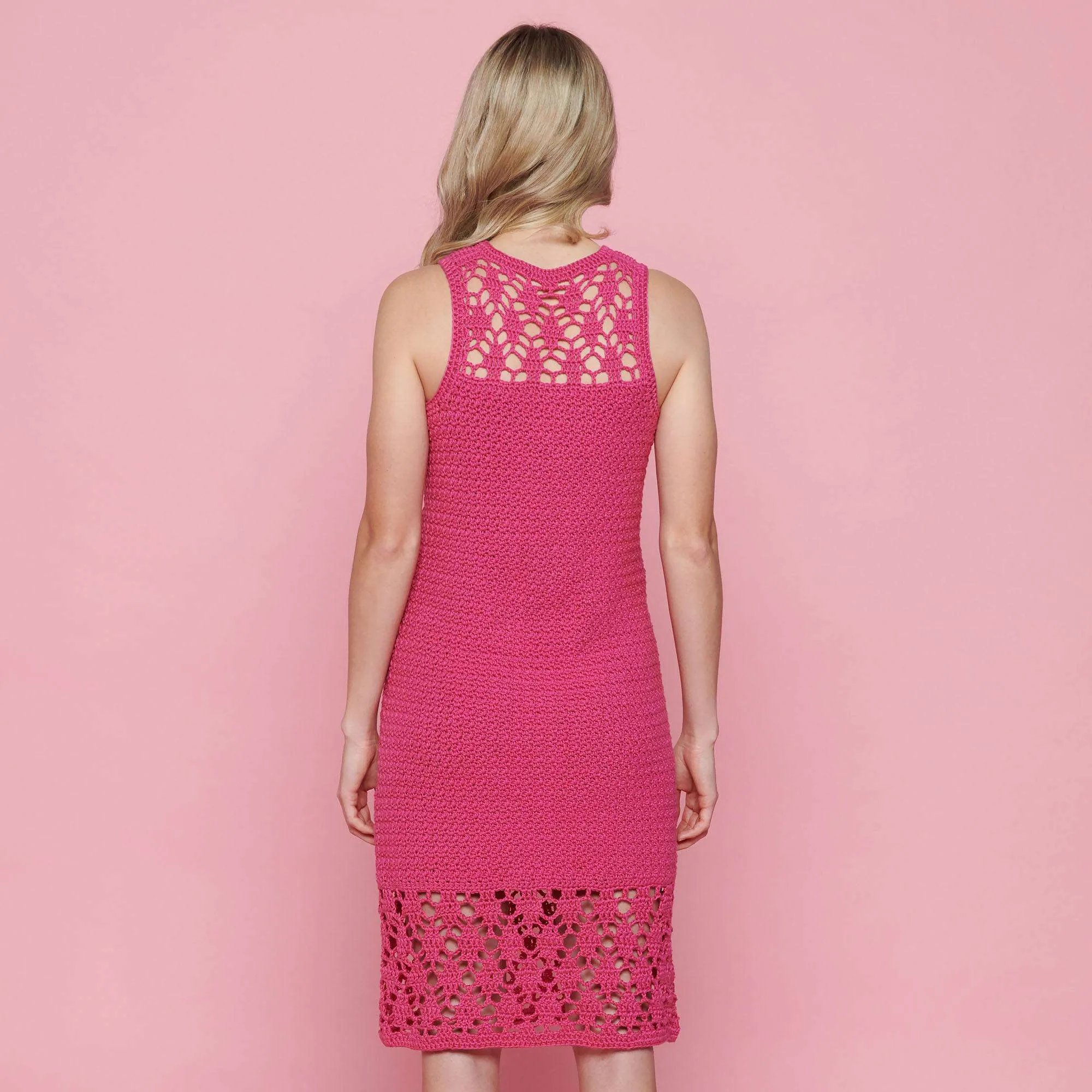 Bernat Crochet Lace Trim Tank Dress