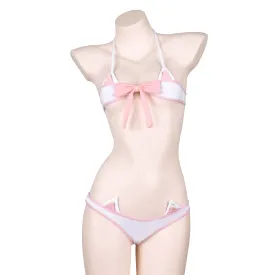 Cat bow tie bikini  KF83890