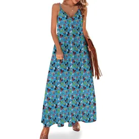 Character Donuts Women's Summer Slip Long Dress