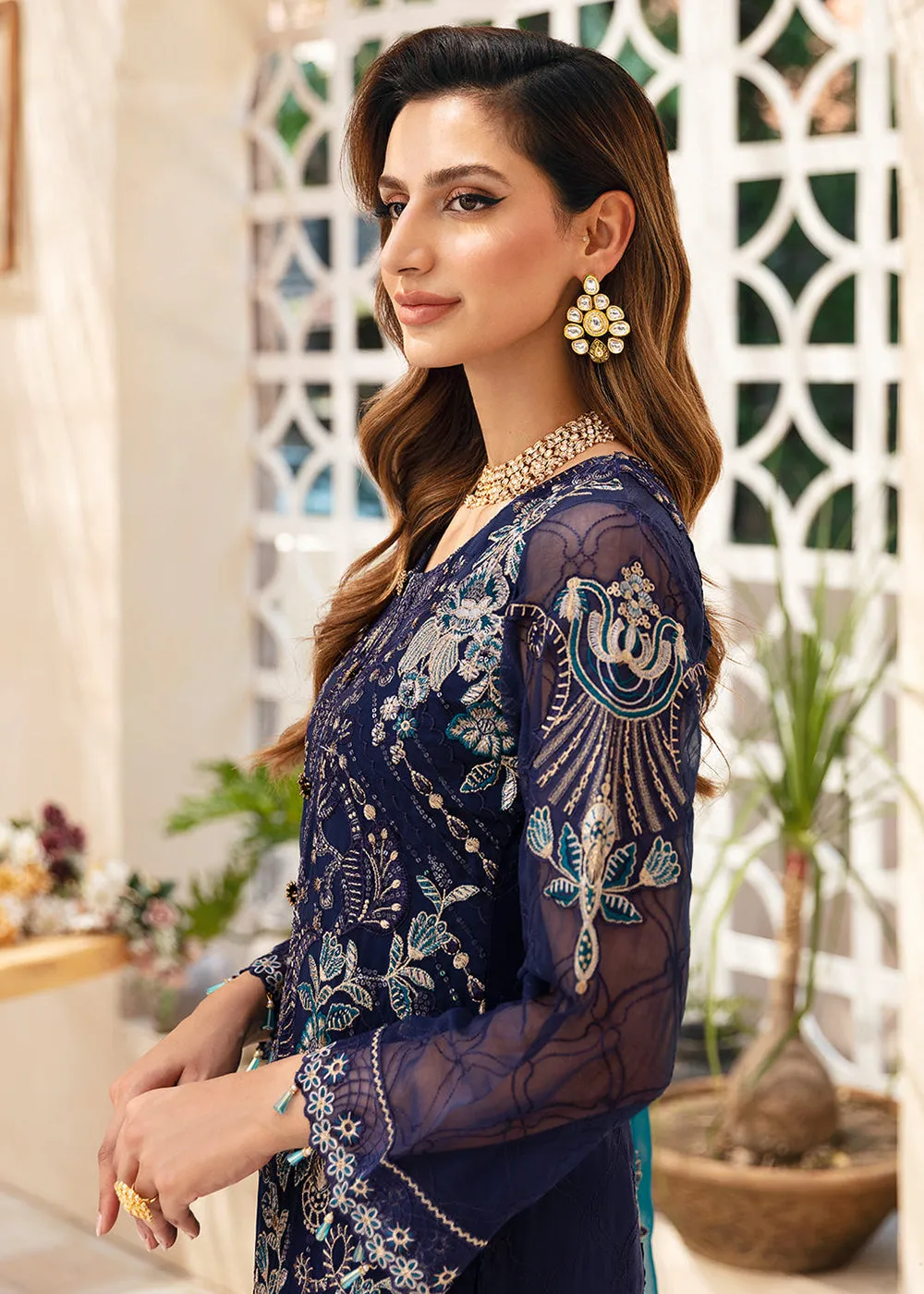 Chevron Luxury Chiffon Collection 24 by Ramsha | A-903