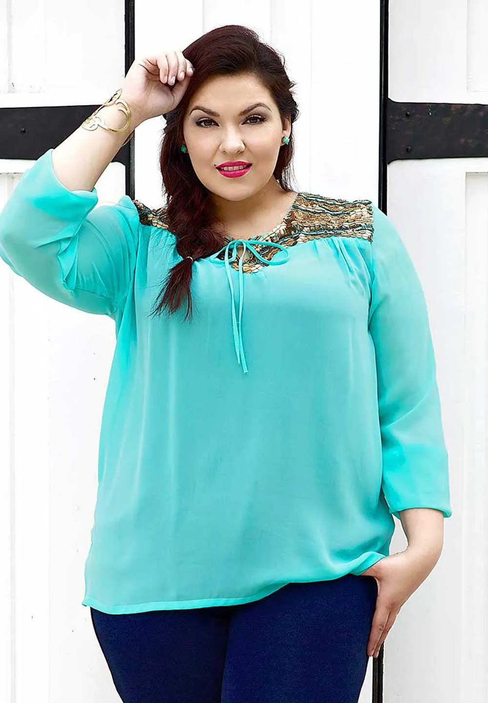 Cordelia Chiffon Top