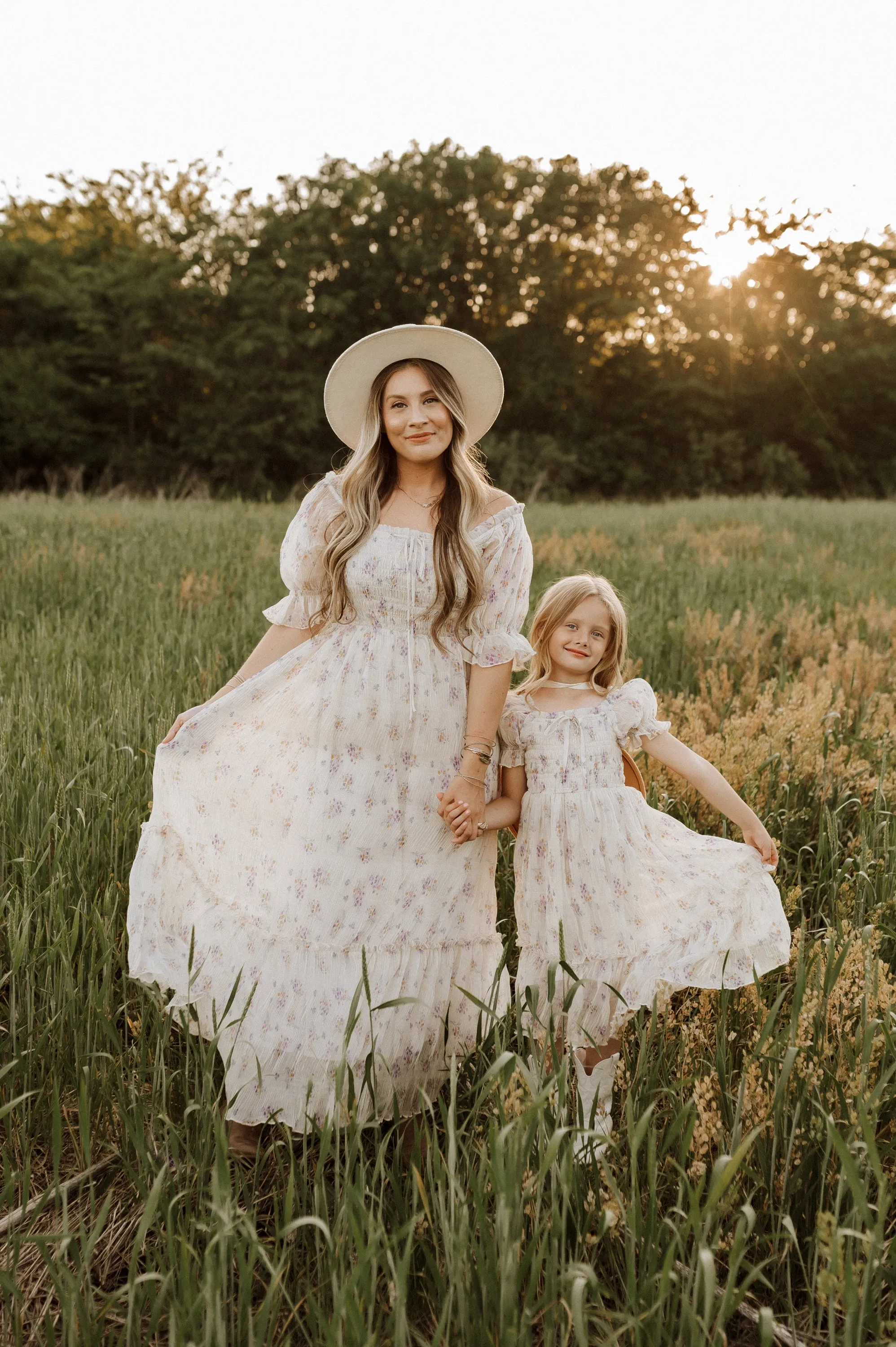 Crinkled Chiffon Dress - Antique White (Limited Edition)