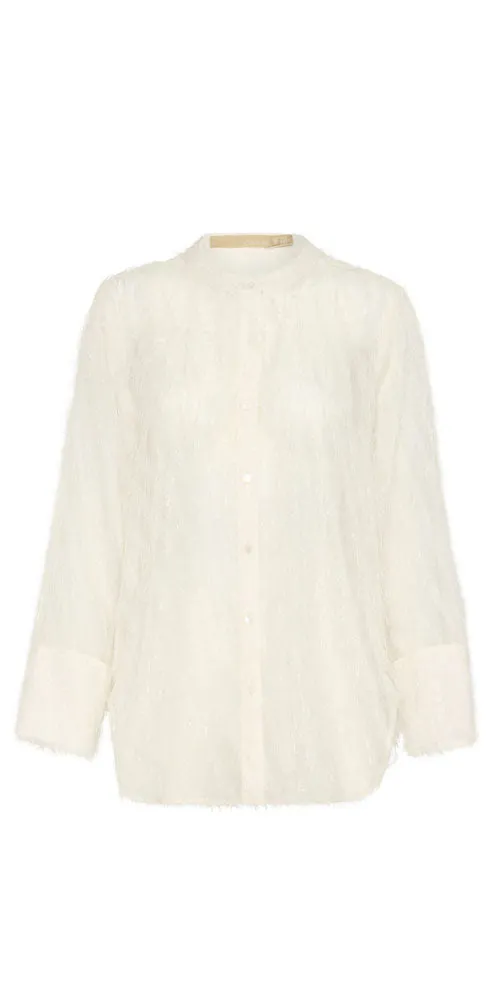 Culture Textural Blouse, cream