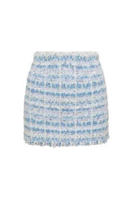 Eunicette Skirt - Glacier Sky [LoveShackFancy]