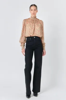 Floral Chiffon Top