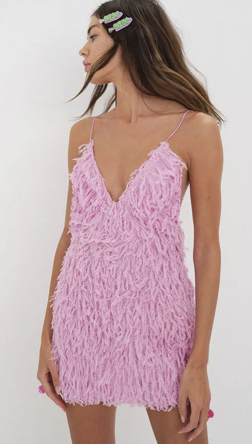 For Love and Lemons Kamara - Pink Party Dress