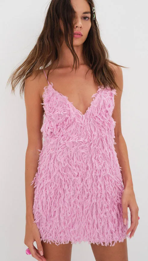 For Love and Lemons Kamara - Pink Party Dress