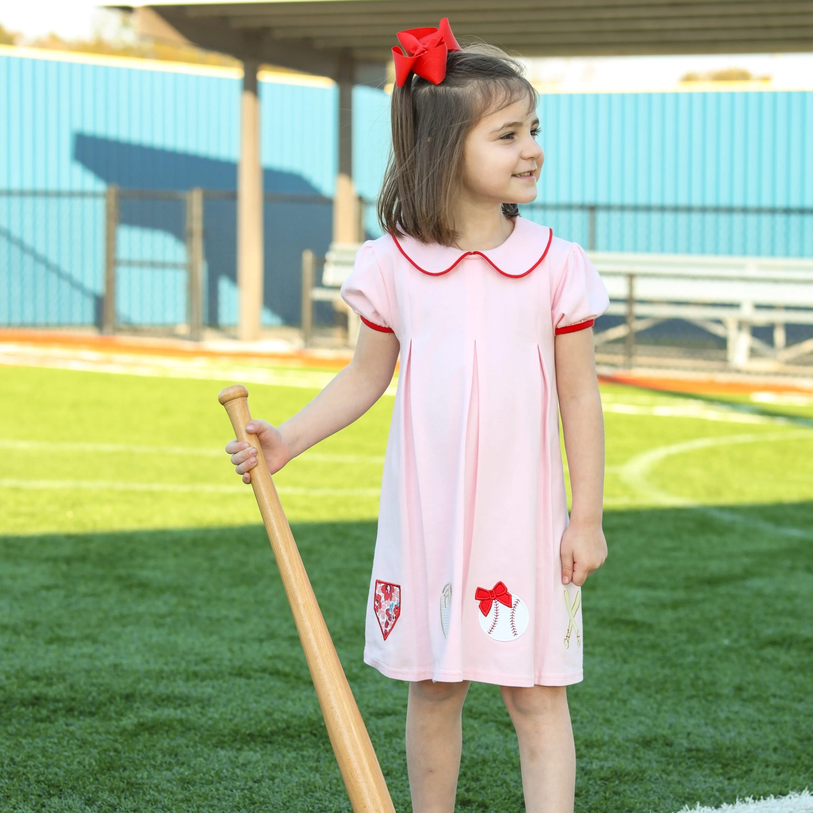 Home Run Pleat Dress