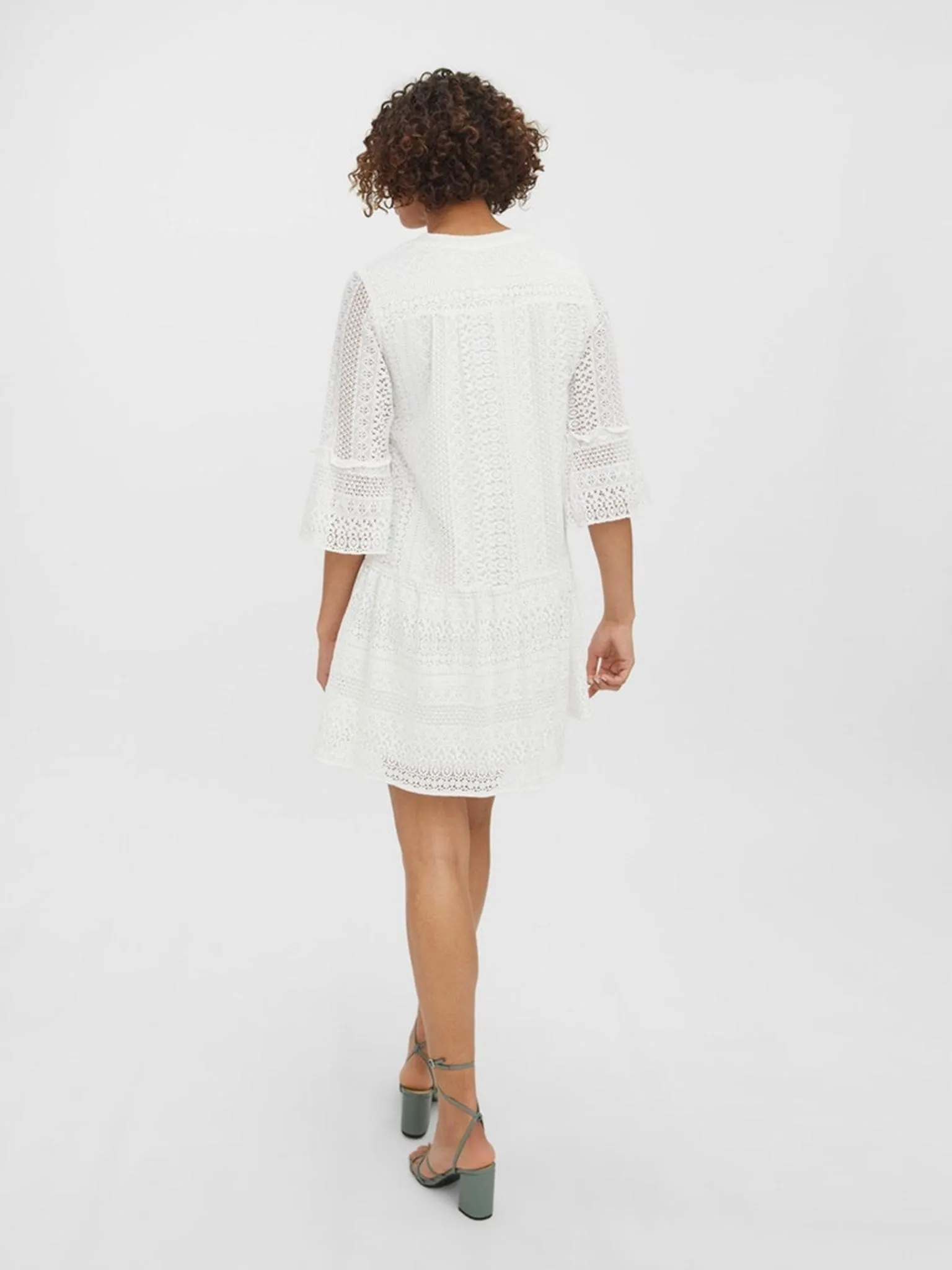 Honey Lace Tunic Dress - Snow White