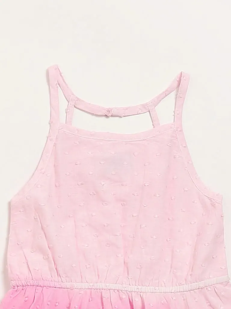 HOP Kids Pink Asymmetric Dress