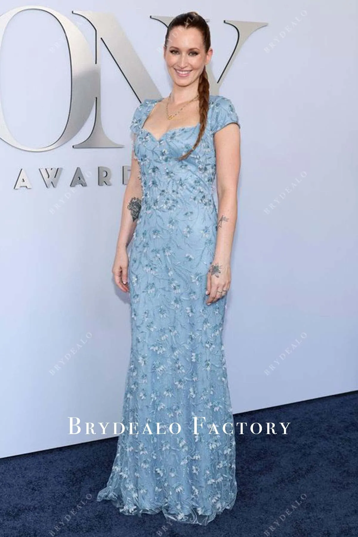 Ingrid Michaelson Ice Blue Dress 2024 Tony Awards