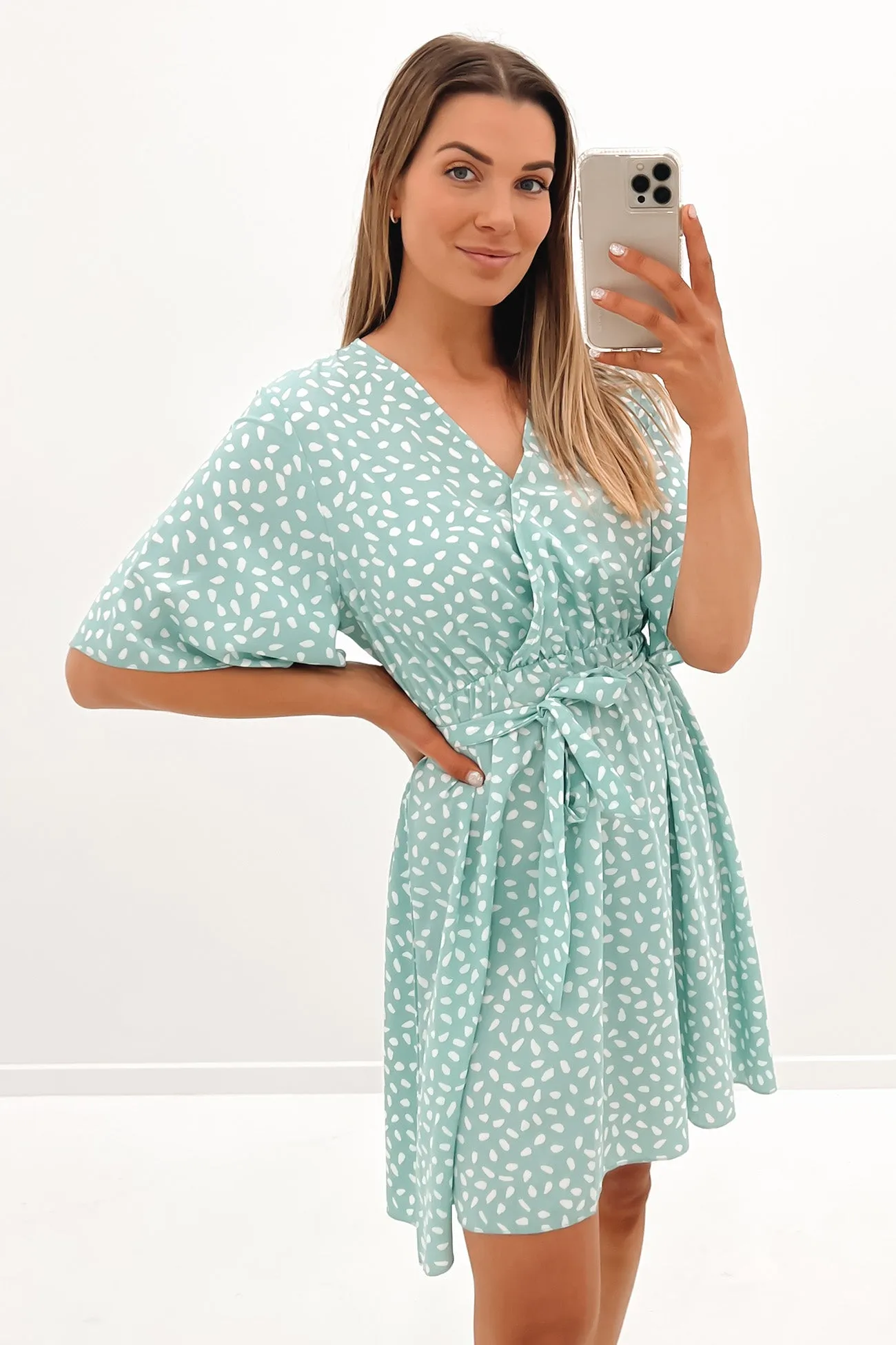 Kat Mini Dress Mint