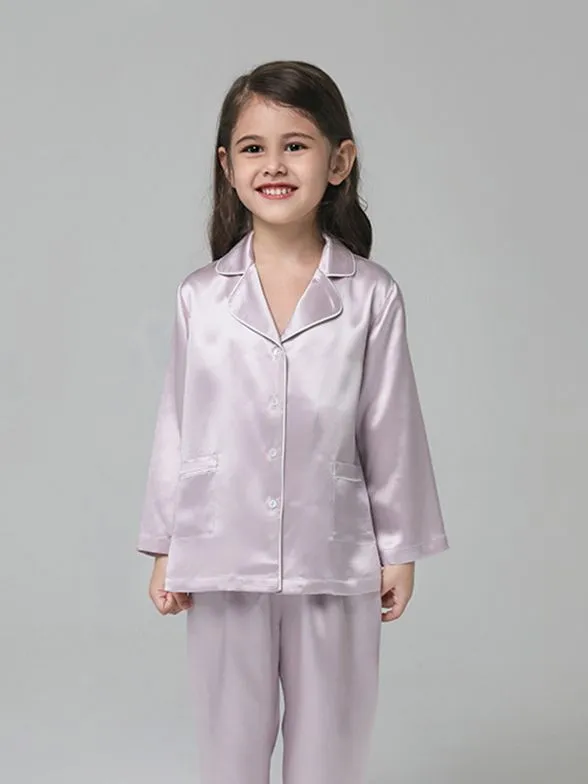 Kids Silk Pajamas Set Boys And Girls Silk Pajamas Set