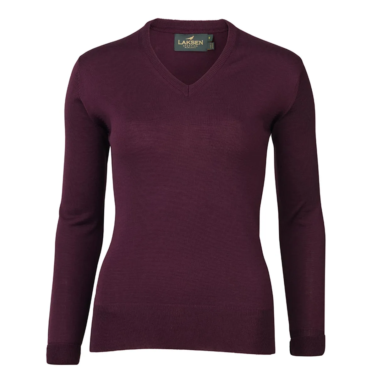 Laksen Carnaby Ladies Merino Wool V-Neck