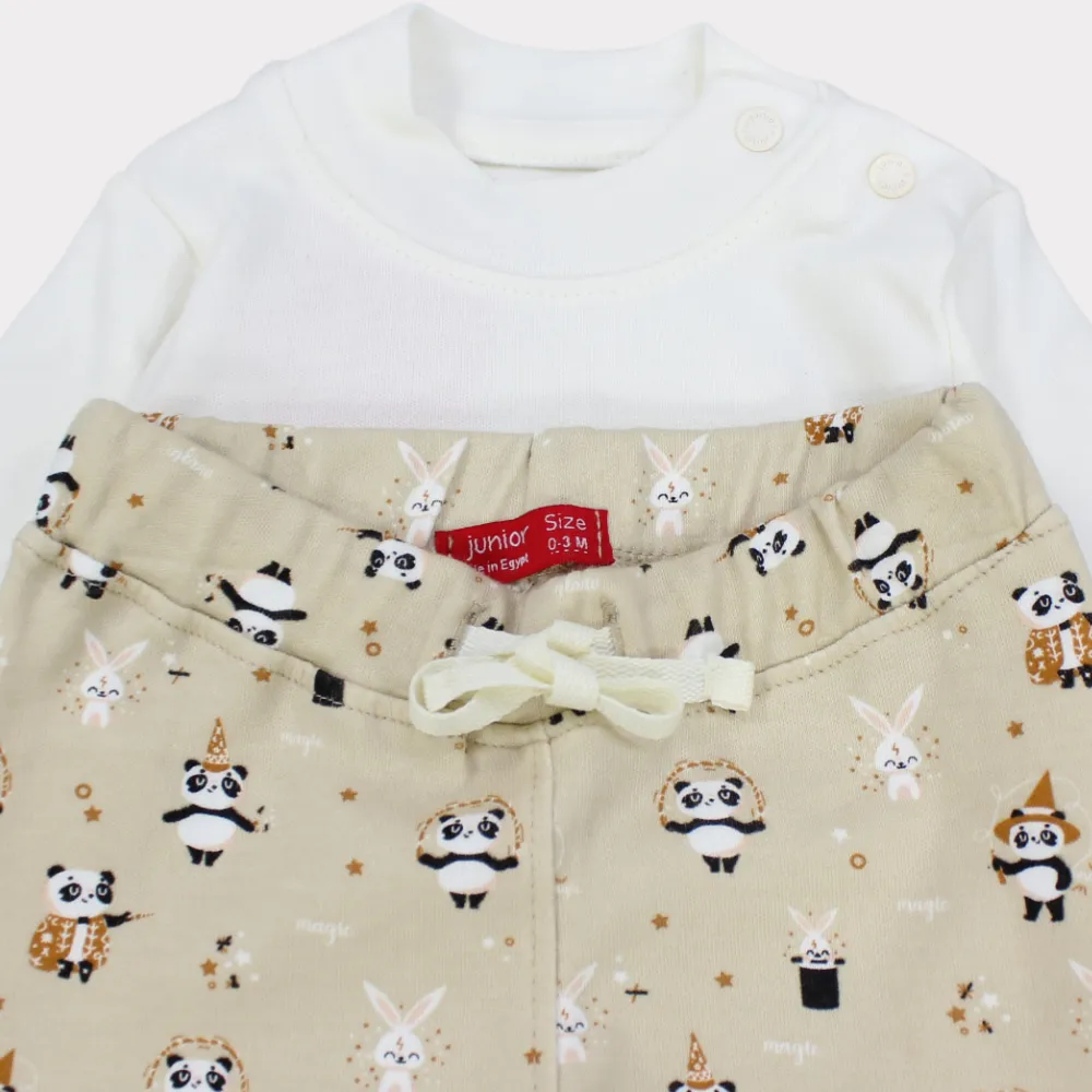 Little Pandas Long-Sleeved Pajama