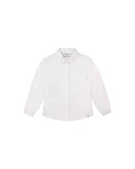 Long Sleeve Flowing Shirt White