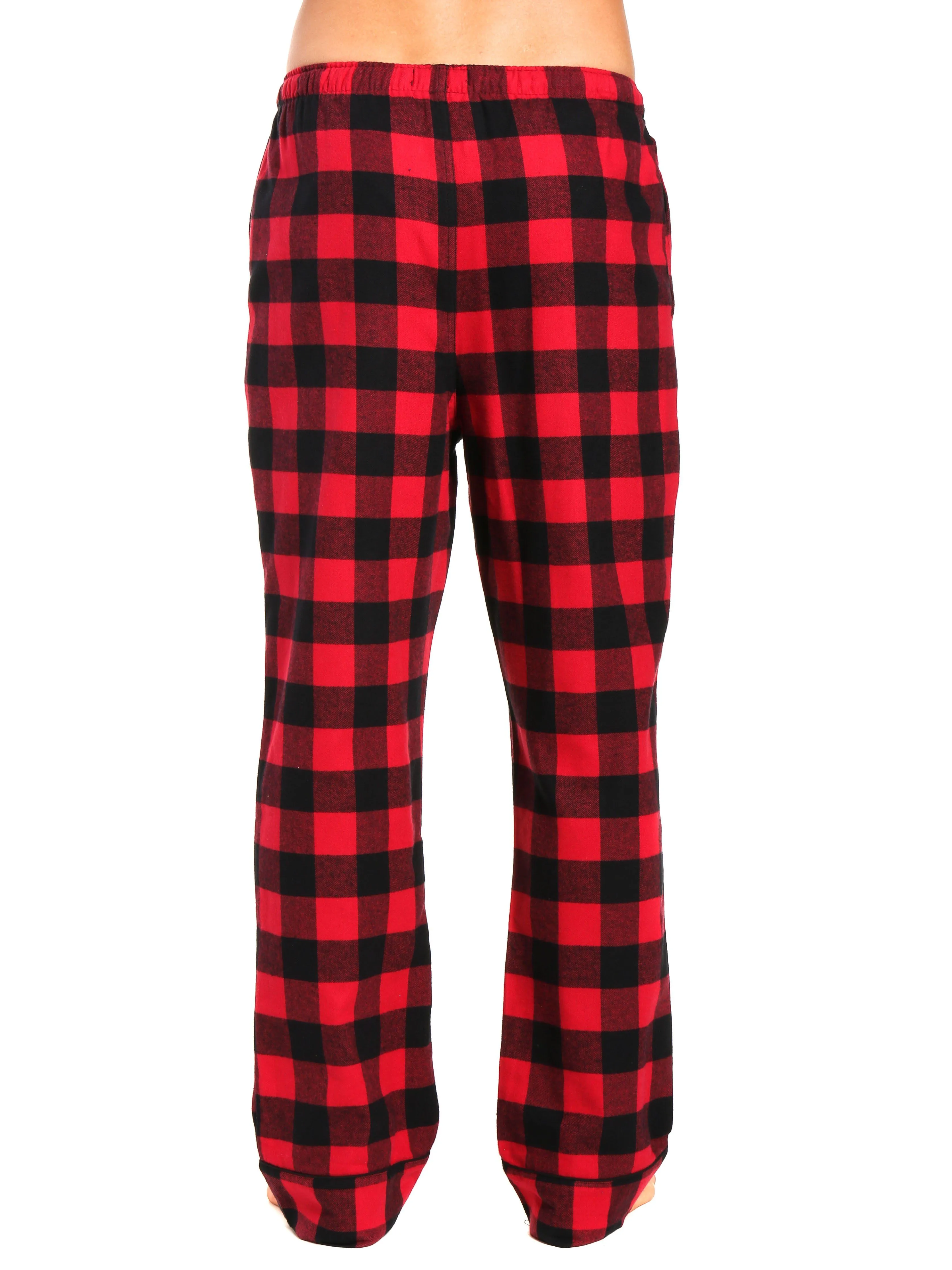 Mens Gingham 100% Cotton Flannel Lounge Pants