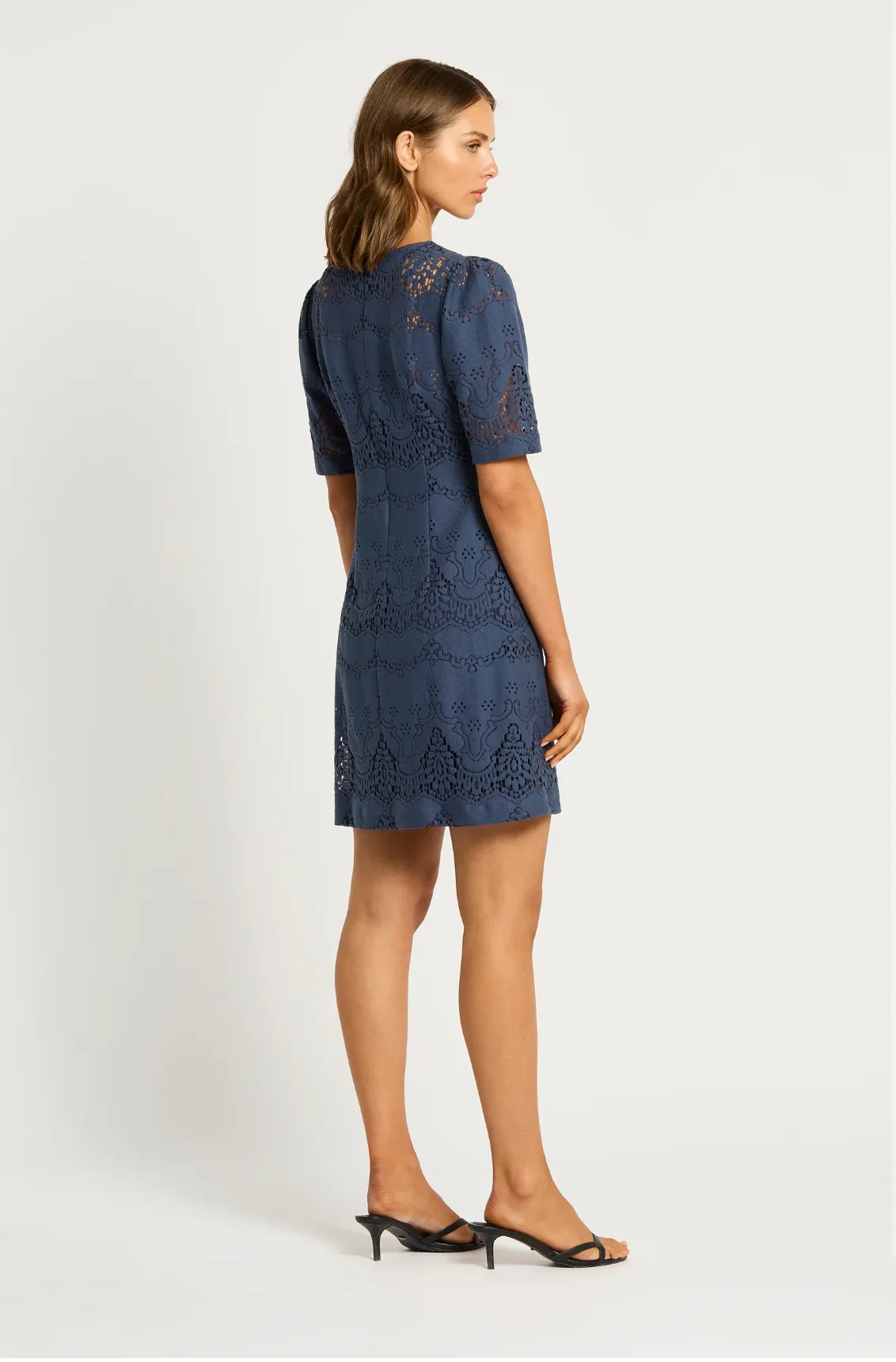 Moss & Spy Chiara Short Dress - Midnight