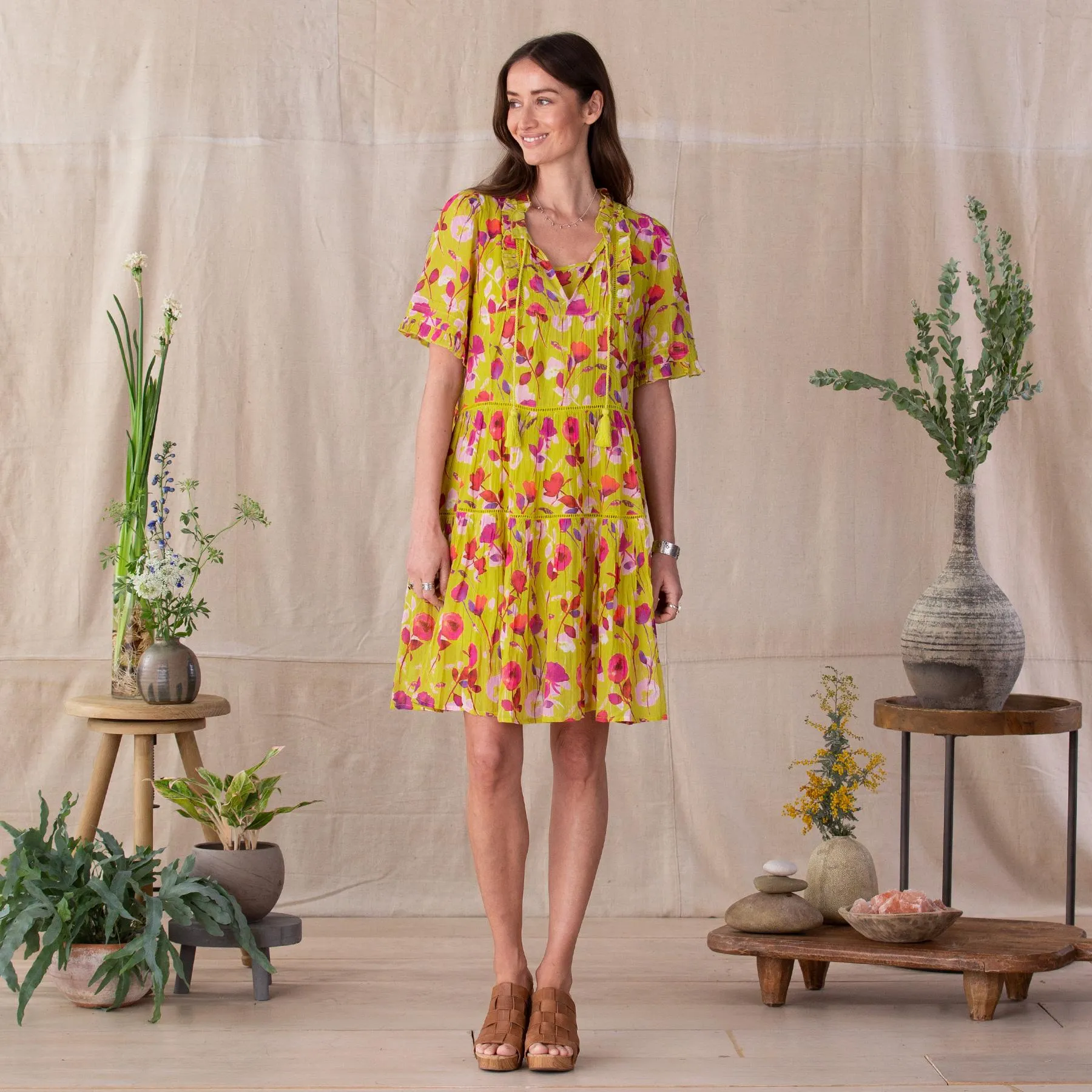 Muriel Orchard Dress - Petites