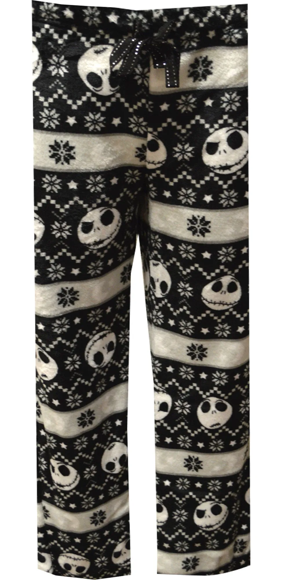 Nightmare Before Christmas Jack Skellington Fair Isle Plush Lounge Pant