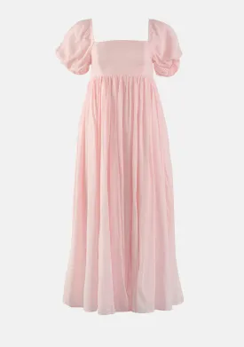 Nimi Puff Sleeve Long Dress