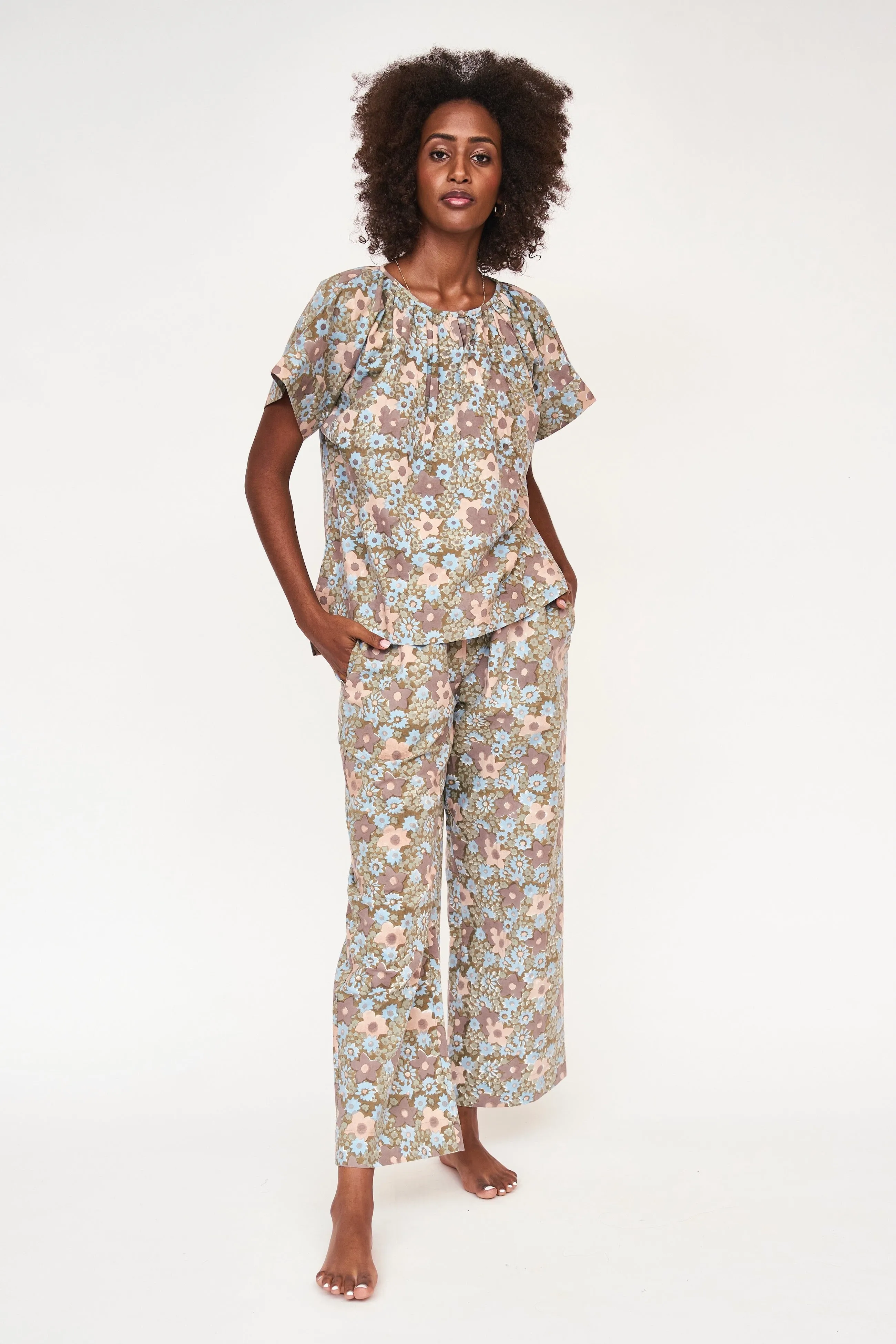 Pajama Pant Set in Stargazer