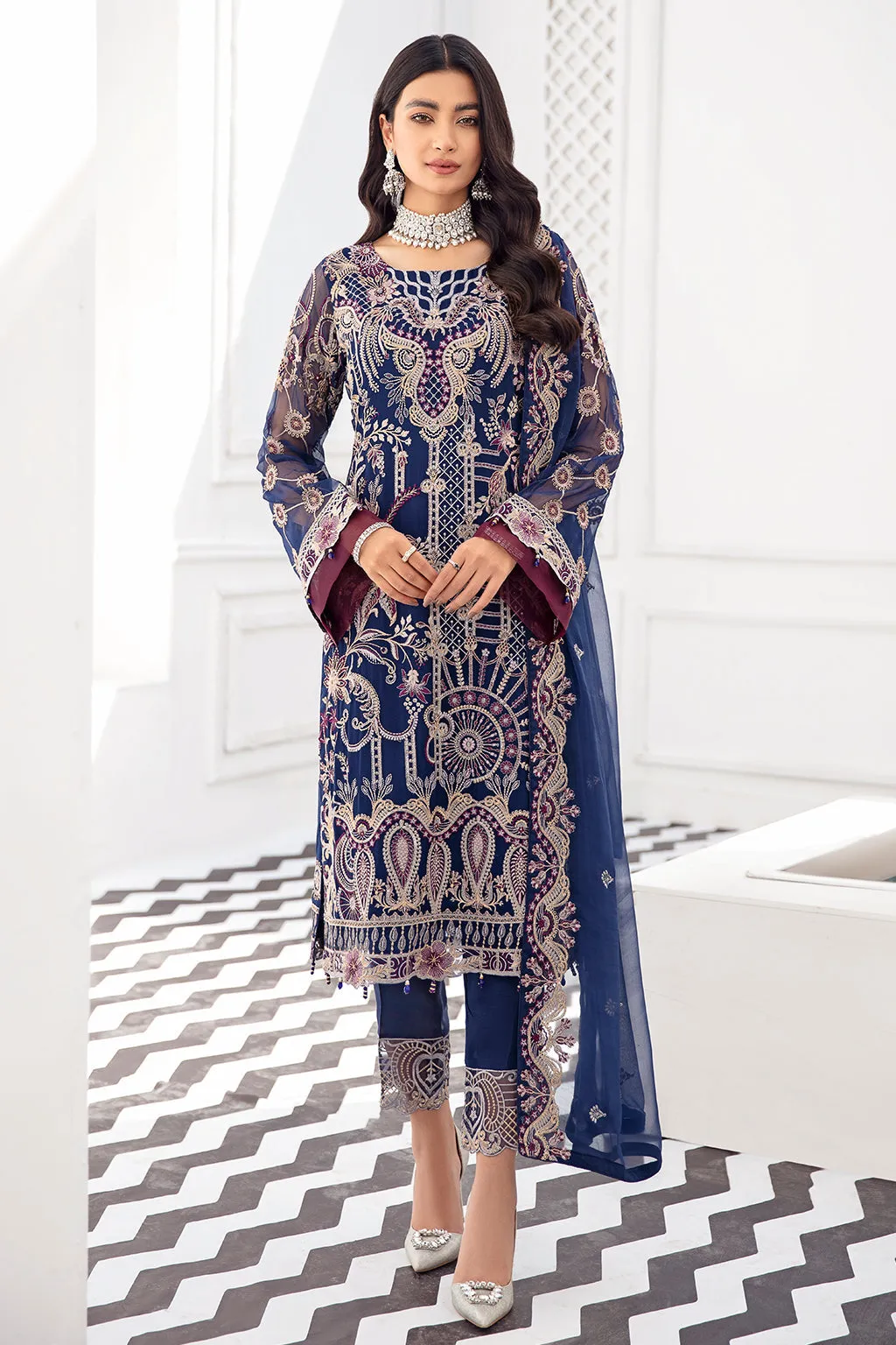 Ramsha Rangoon Chiffon Collection Vol-8 – D-812