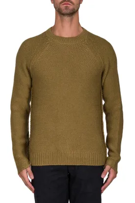 Ribbed Crew Neck Sweater