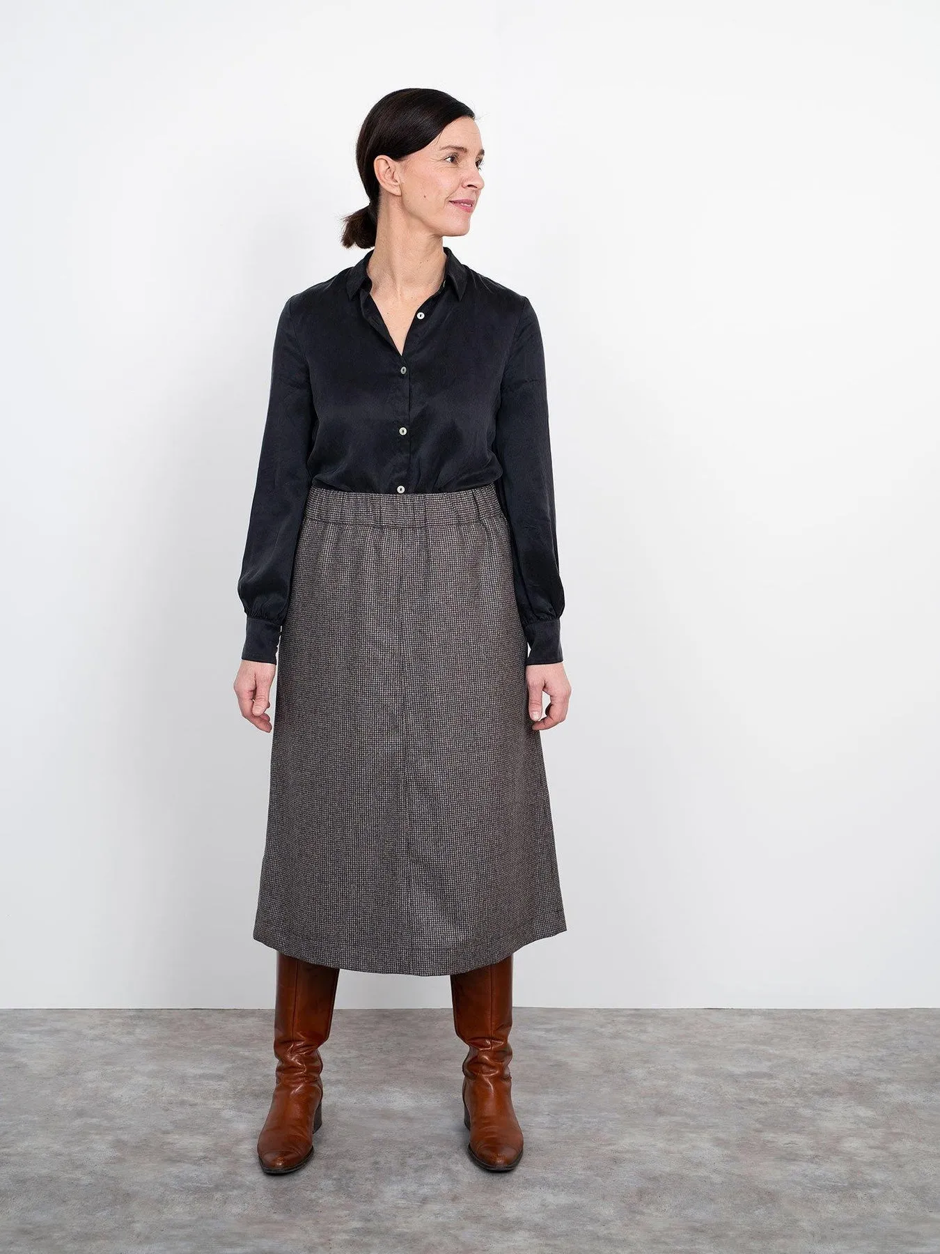 The Assembly Line - A-Line Midi Skirt