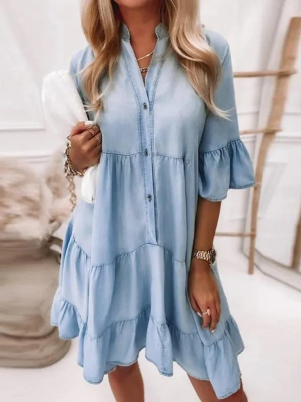 The Liza Mini Denim Dress