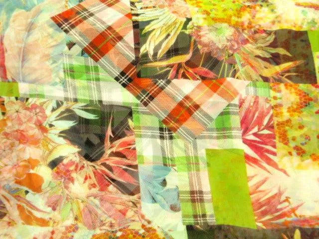 Vibrant Check - Digital Print Chiffon