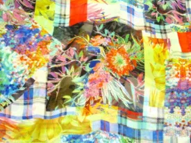 Vibrant Check - Digital Print Chiffon