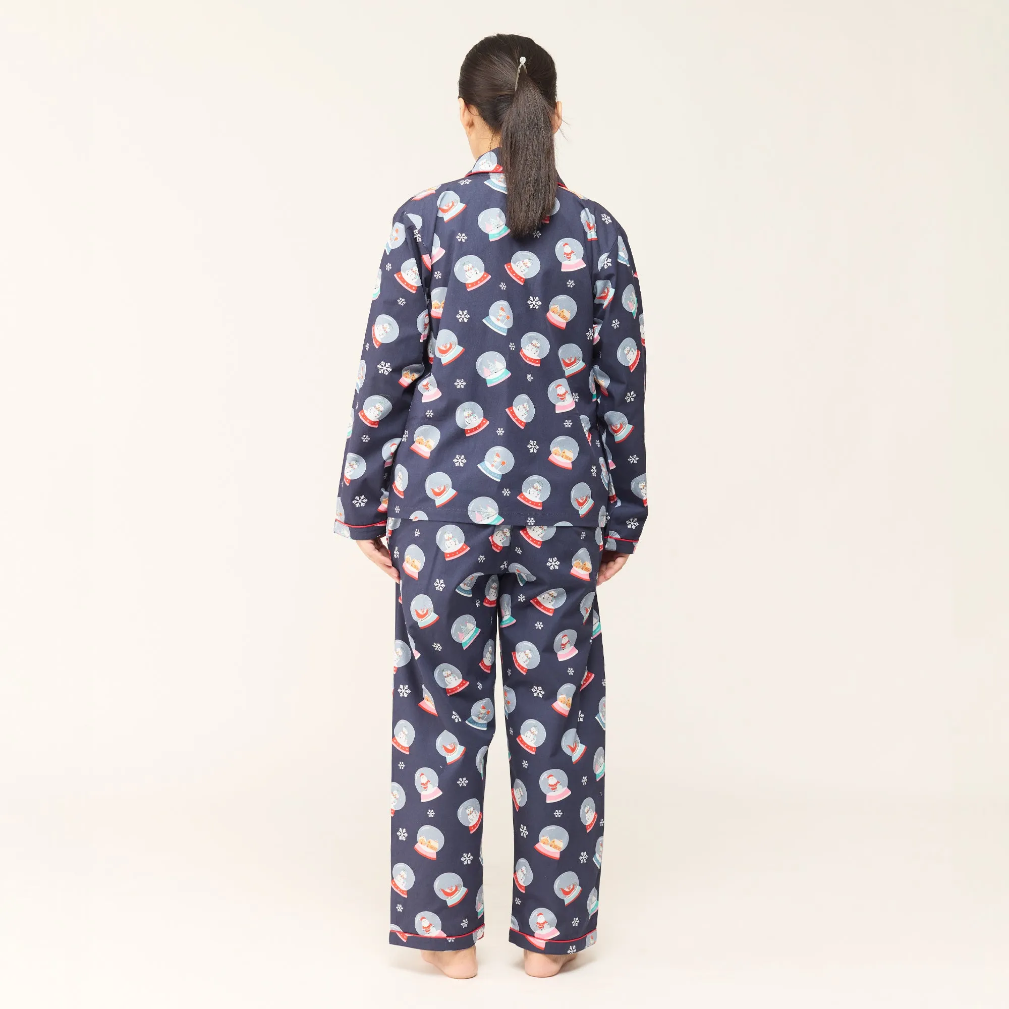 Women Snowglobes Pajama Set