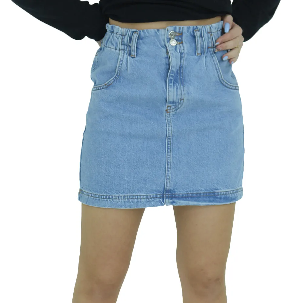 Women's Denim Skirt,Light Blue